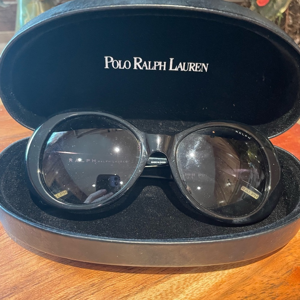VTG .Polo Ralph Lauren Black Sunglasses
